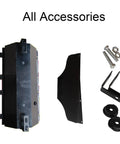 All accessories for Ready For The Grind Heavy Duty 200Mm Led Traffic Signal Light Kit, including housing and mounts.