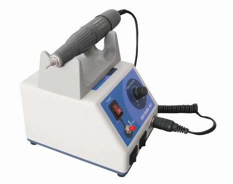Pro Grade Micro Motor Polisher N7 S04 with control dial, for dental, jewelry, and research, 110V power, quick change burs system.