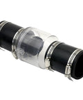 2 Inch Sump Pump Check Valve With Spring Loaded Flapper Full Flow Non Clog Design DIY Friendly Steel Clamps For 2 Inch Schedule 40 Pipe