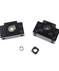Ballnut housing and coupling from Beefed Up Linear Rail Guide SBR20 600mm Kit With SFU1605 650mm Ball Screw CNC Kit for DIY milling.