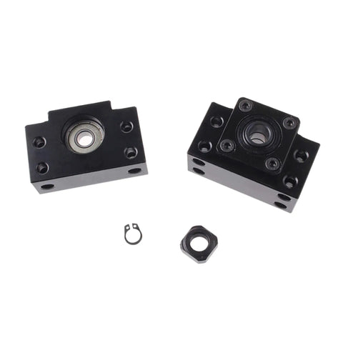 Ballnut housing and coupling from Beefed Up Linear Rail Guide SBR20 600mm Kit With SFU1605 650mm Ball Screw CNC Kit for DIY milling.
