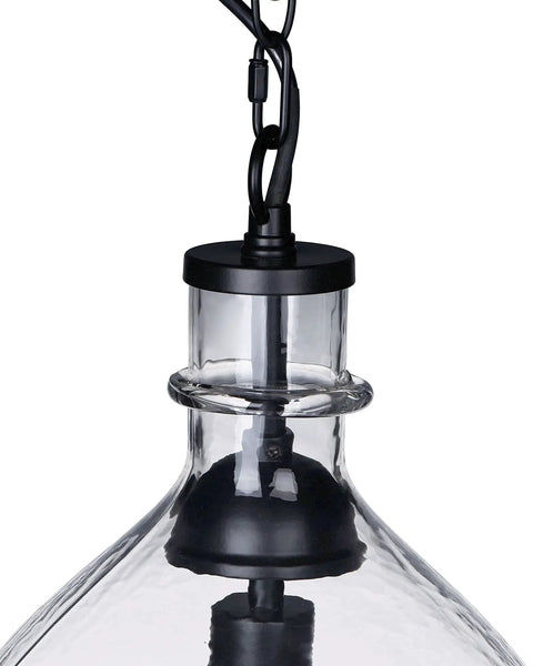 Hand Blown Glass Pendant Lighting For Kitchen Island And Dining Room Modern Farmhouse Globe Ceiling Light 11 Inch Diameter Recycled