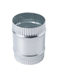 Beefy 3-Inch Round Galvanized Steel Duct Connector For Dryer Vents And HVAC Ducting, Metal Vent Pipe Coupler For Straight Connections, Durable Corrosion-Resistant Ducting Fitting, 3-inch galvanized steel connector