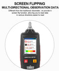 Portable Digital Vibration Meter And Vibration Analyzer With Color LCD For Acceleration, Velocity, Displacement And Frequency Testing, screw probe visible