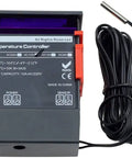 110V Fahrenheit Digital Temperature Controller With 1 Relay 10A NTC 10K Sensor Probe and wiring visible