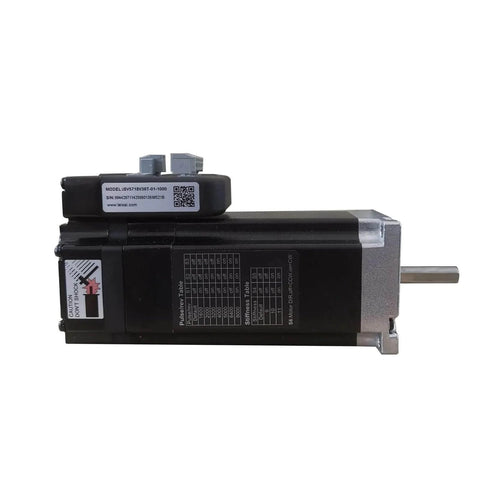Side view of AC Servo Motor With Integrated Drive 90W 3000 RPM 0.3 Nm Torque 3.6A Encoder And Network Communication Single Phase