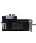 Side view of Power Packed Integrated AC Servo Drive Motor 90W 3000RPM 0.3N.M 3.6A ISV5709V36T-01-1000 with shaft and label details.
