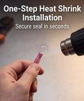 Bulletproof Heat Shrink Hook Terminal Connectors For Car And Home Wiring 100 Pack red hook terminal heated for installation