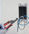 Installation of One Gang Old Work Electrical Outlet Box For Switches, Plastic Junction Box With Fourteen Cu In Capacity, AWG Standard, ETL Listed, Fire Rated For 2 Hours, DIY Friendly Home Improvement Box, Easy Install in wall with wires