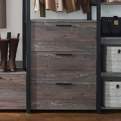 Heavy Duty Walk In Closet System With Hella Spacious Storage Drawers And Rust Proof Powder Coated Metal Frame Built Different To Straight Up Organize Your Entire Living Space