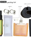 In Tank Electric Fuel Pump With Installation Kit For 12V Vehicles, 100 LPH At 43 PSI, 38mm Compact Design, Quiet Operation
