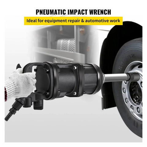 Boss Level 1 Inch Air Impact Wrench With Twin Hammer Action And Sleek Long Nose Profile To Crawl In Tight Corners Delivering Killer 5800Nm Of Ripping Torque At A Blistering 3400 RPM On A Rust Proof All Aluminum Build