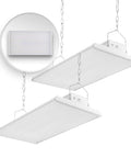 2 Ft LED High Bay Light 165W 22400 Lumens Shop Lighting Dope Bright Daylight 100 To 277V 5000K 1 To 10V Dimming DLC Listed