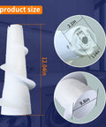 Straight Shot Upgrade Hella Tough Washer Upper Agitator Replaces W10836692 with dimensions 12.04in height and 9.8in diameter.