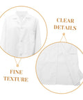 Mens Lab Coat White Medical Coat For Docs Medical Students And Pharmacies Comfortable Breathable Easy To Wear For Clinical Settings