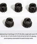 0.5Mod Pinion Gear Set 13T To 27T Hardened Steel 3.175mm Bore With 2.3mm Adapter For ARRMA Typhon Mojave Granite Losi RC Cars