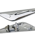 BMW X3 F25 X4 F26 Front Fender Chrome Trim Finisher Left Driver Side And Right Passenger Side Fits 2011 To 2017 view