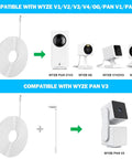 Two Pack 20Ft Power Extension Cable For Indoor And Outdoor Security Cameras Including Wyze Cam V4 V3 Pan OG Nest Cam Blink and Cloud Camera USB to Micro USB Charging And Data Sync Cord Plug And Play with Wyze camera compatibility shown