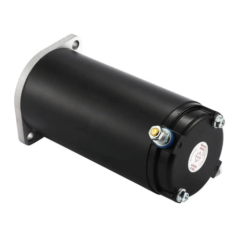 Hydraulic Leveling System Kit for RV Unidirectional Power Unit Upgrades - Heavy Duty 12V Pump Motor, black cylinder design