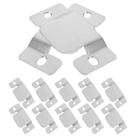 Heavy Duty Sectional Sofa Connectors 40 Piece Set Universal Furniture Joint Reinforcement Kit heavy gauge steel link hardware.