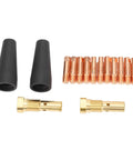 Gasless Flux Core Nozzle Tips Kit For Mig Welders, 15 Piece Set With 0.039 Inch Electrodes, Includes nozzles, diffusers, copper tips