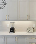 Sleek Brushed Brass Cabinet Pulls Five Inch Handles Set of 20 Kitchen Cabinet Hardware Drawer Pulls Cupboard Handles With 128 Mm Hole Centers ZH0019