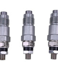 Three Pack Fuel Injectors For 803 801 801.4 801.5 801.6 8010 8015 8017 8018-02 Construction Equipment Engines, three silver injectors