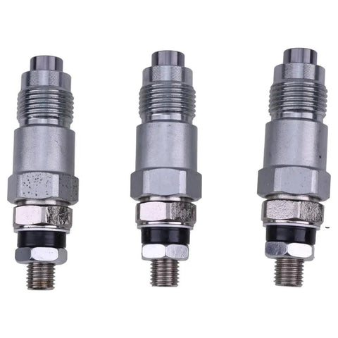 Three Pack Fuel Injectors For 803 801 801.4 801.5 801.6 8010 8015 8017 8018-02 Construction Equipment Engines, three silver injectors