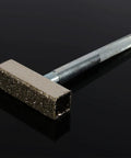Tough As Nails Grinding Wheel Dresser And Bench Grinder Tool Rest for truing, featuring a knurled handle and metallic finish.