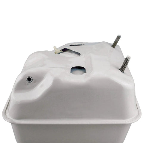 Side view of Fuel Tank Kit For GX340 GX390 GX240 GX270 Engines And More Replaces Honda Tank Includes Cap Mounting Bolts Nuts Fuel Tube And Clips