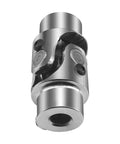 9/16 Inch 26 Spline To 3/4 Inch Double D Chrome Steering Universal Joint Shaft, 83mm Length, 4000 RPM Rating, 35 Degree Working Angle, Heavy Duty Universal Joint For Grinding Machines, Automotive Parts, Levelers, And Automated Parking Lifts.