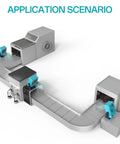 Pro Grade Ion Blower For Static Elimination And Ion Neutralization In Electronics Workstations And Maintenance A Powerhouse Tool For Clean Rooms And DIY Electronics Enthusiasts. Conveyor line with compact ion blowers in a metal electronics workstation
