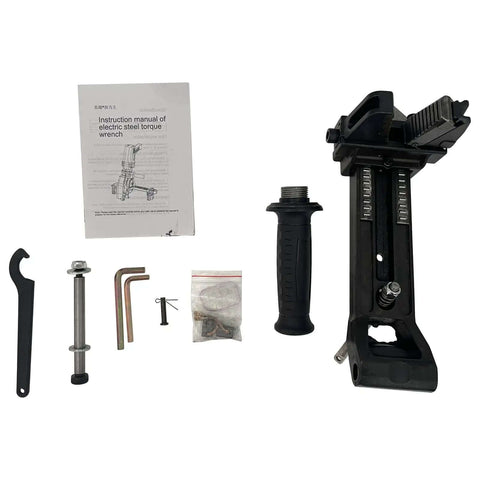 Heavy Duty 2600W Electric Socket Screwdriver With Double Chuck Rebar Threading Tool accessories and instruction manual.