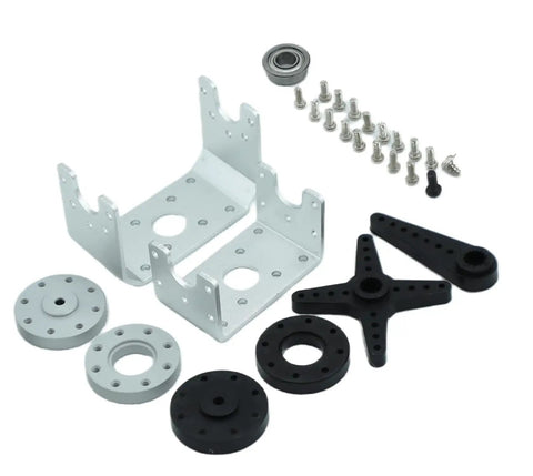 Mount brackets and components for Beefy 150Kg Servo Motor 12V High Torque Steel Gear Digital Steering Servo For RC Vehicles