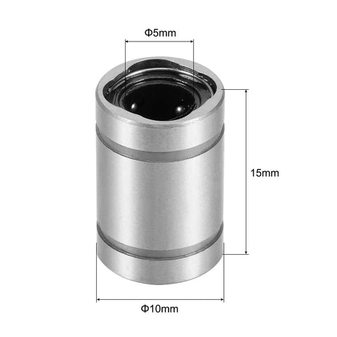 LM5UU linear ball bearings, 5mm bore, precision CNC machine guide