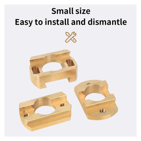 18mm Brass Oldham Coupling For Z Axis T8 Screw Upgrades Compatible With Ender 3 V2 And CR 10 S Pro For Smoother Print Rides And Zero Backlash brass coupler set