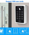 Access Control System Kit With Keypad Beefy 180 Kg Magnetic Lock 1000 User Capacity Smart Door Opener Stainless Steel Exit Button