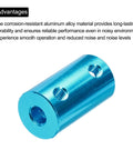 Blue aluminum Shaft Coupler 5mm To 8mm Rigid Connector for 3D Printers CNC Machines