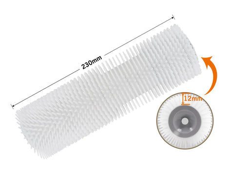 9 Inch Spike Roller For Epoxy Self Leveling Concrete Air Bubble Removal Spiked Roller Cover with 12mm plastic spikes detail