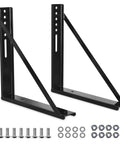 Heavy Duty Steel Truck Toolbox Bracket Kit 18 By 18 Inches For Underbody Toolboxes With Welded Structural Mounts Includes Screws