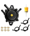 Top Shelf Gas Vacuum Fuel Pump With Filter And Supply Hose Fits CH17 CH25 CH730 CH740 includes pump, filter, hoses, and clamps.