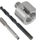 Crankshaft Drilling Pin Fixture Tool With Tap And Drill Bit For Chevy GMC Engines, Precise Balancer Bolt Alignment, In Engine Assembly