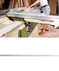 Beast Mode T Track For Woodworking, Anodized Aluminum High Strength Miter Track shown with table saw setup