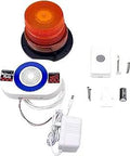 Beefed Up Industrial Wireless Doorbell Chime Kit With Bright Strobe Light, Extra Loud Adjustable Volume, Visual Alert System parts
