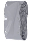 Snap Button Cable Sleeve Flame Retardant PVC Wire Cover And Cord Organizer Wrap Heavy Duty Wire Management 10M Roll, gray wrapped roll.