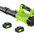 Beast Cordless Leaf Blower With 2 Batteries And Charger, Two Speed Power Up To 650 CFM And 280 MPH, 20V Battery Powered