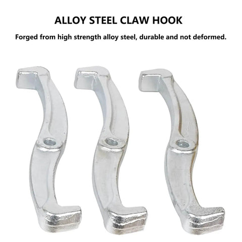 Heavy Duty Hydraulic Puller Kit With Two Or Three Jaw Separator Fits Hubs Gears Flanges Brake Drums Works Vertical Horizontal High Strength Steel 20 Ton Power claw hooks