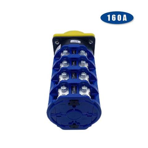 Close-up of 160A Four Stage Power Cut Off Padlock and Universal Rotary Cam Switch For Industrial Control Panels YMW26GS