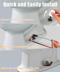 Image showing steps to install Two Piece Ceramic Snail Toilet Bolt Covers Kicking Up Your Bathroom Vibe With A Super Smooth Push On Install Universal Fit For Worn Floor Bolts And Rusty Plumbing Trim.