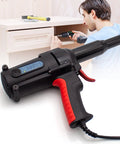 Heavy Duty Electric Blind Riveter 600 Watt Power Tool with ergonomic grip, used for riveting in woodworking projects.